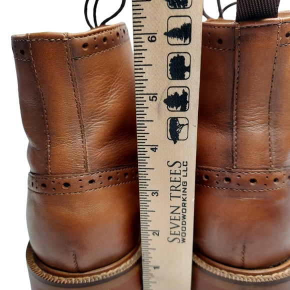 aston grey wingtip boots